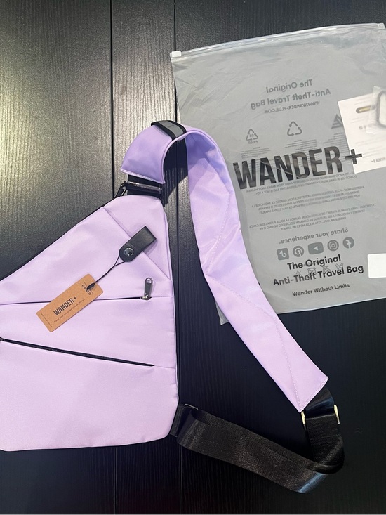 Wander Handbags - Wander Lavender Crossbody Sling Bag for Men
